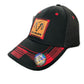 Dodge RAM Basecap RAM Logo Leder Tag Trucker Cap Mesh Kariert Schwarz/Rot