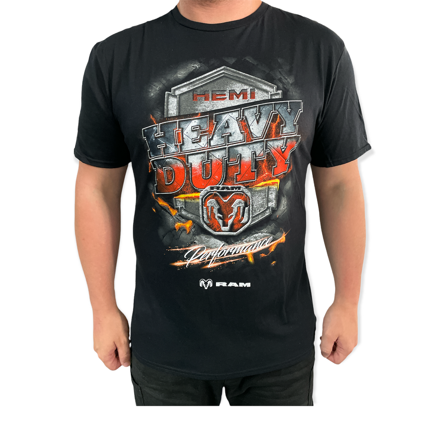 Dodge RAM T-Shirt Heavy Duty Performancec Dodge RAM Shirt Schwarz