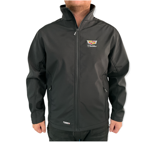 Cadillac Softshell Jacke mit Cadillac Logo Schwarz