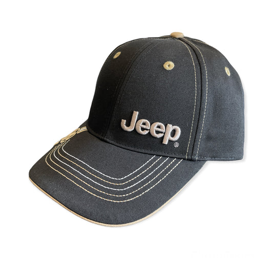 Jeep Basecap Jeep Logo Adventure Star Schwarz/Gold