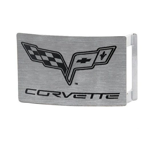 Corvette C6 Gürtelschnalle Corvette C6 Logo Buckle Gebürstet