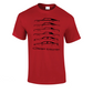 Dodge Charger T-Shirt Charger Evolution Silhouette Rot