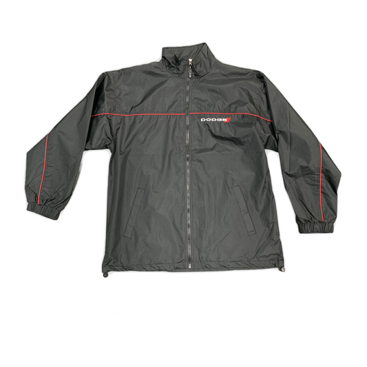 Dodge Windjacke Windbreaker mit gesticktem Dodge Logo Schwarz