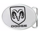 Dodge RAM Buckle Dodge RAM Gürtelschnalle RAM Logo Silber Glänzend