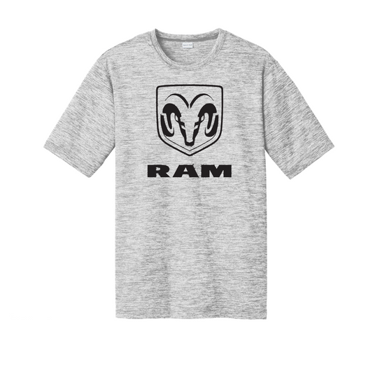 Dodge RAM T-Shirt Dodge RAM Performance Shirt mit RAM Logo Grau