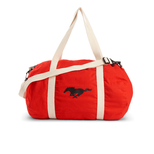 Ford Mustang Sporttasche Freizeittasche Duffel Bag Rot/Weiß