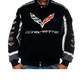 Corvette Jacke mit Corvette Logo Collage "Thru The Years" Schwarz