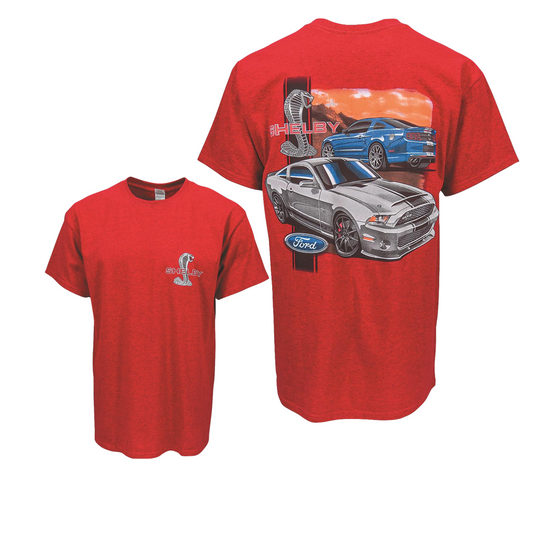 Shelby T-Shirt Shelby GT500 Super Snake Rot