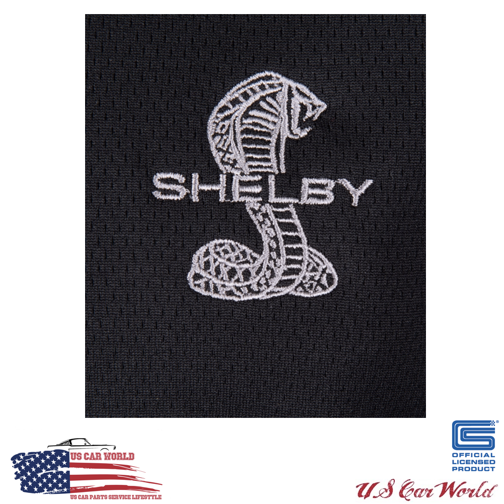 Shelby Quarter Zip Sweatshirt mit Gesticktem Shelby Logo Schwarz