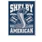 Blechschild "Shelby American Unbridled" Vintage Sign