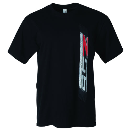 Corvette T-Shirt Corvette Z06 Logo Supercharged Schwarz