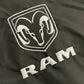Dodge RAM Windjacke Regenjacke mit gesticktem RAM Logo Schwarz