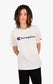 Champion T-Shirt mit Logo Schriftzug Wollweiß 216473