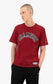 Champion College T-Shirt mit Logo Schriftzug Burgunder 216575