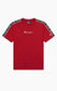 Champion T-Shirt mit Logo Bandeinsatz Dunkelrot 217834
