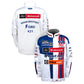 NASCAR Jacke Harrison Burton Ford Motorcraft Uniform Jacke Weiß/Blau