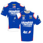 NASCAR T-Shirt Kyle Larson Sublimated Pit Crew Uniform T-Shirt Blau