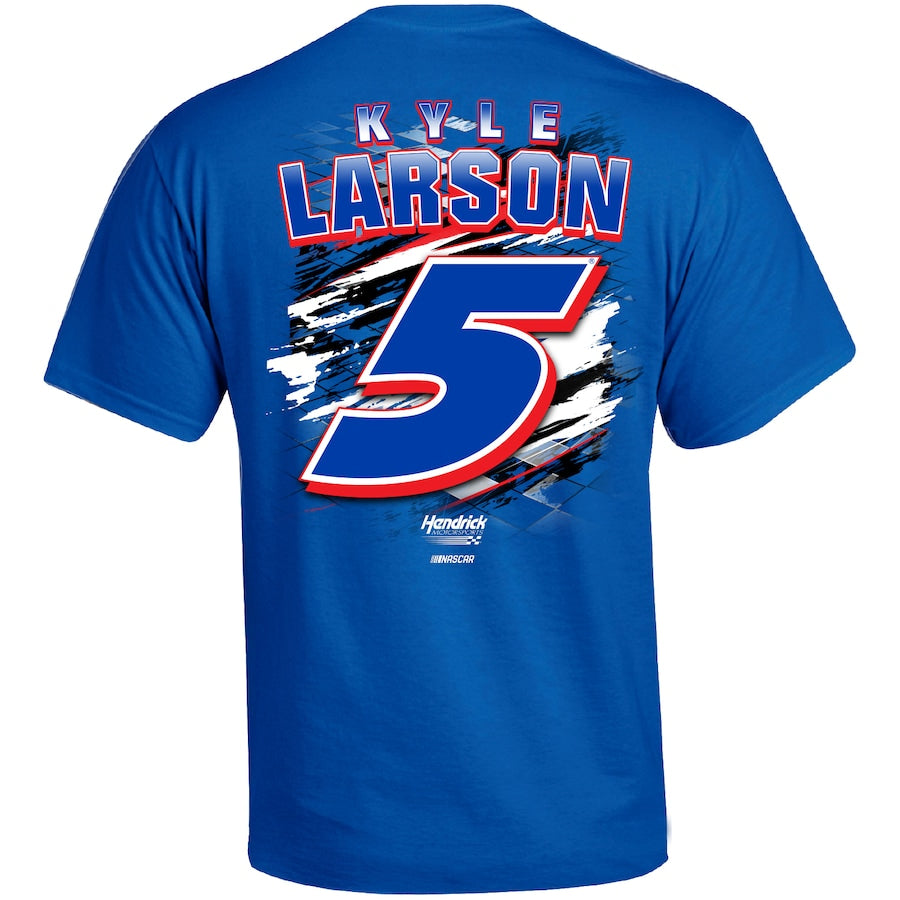 Kyle Larson T-Shirt Hendrick Motorsports Team Collection Royal Hendrickcars.com Fuel NASCAR T-Shirt
