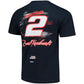 NASCAR T-Shirt Brad Keselowski Miller Lite T-Shirt Navy